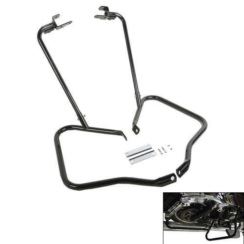 Saddlebag Bracket Guard Crash Bars For Harley Touring Street Glide FLHX 2014-Up - Picture 10 of 10
