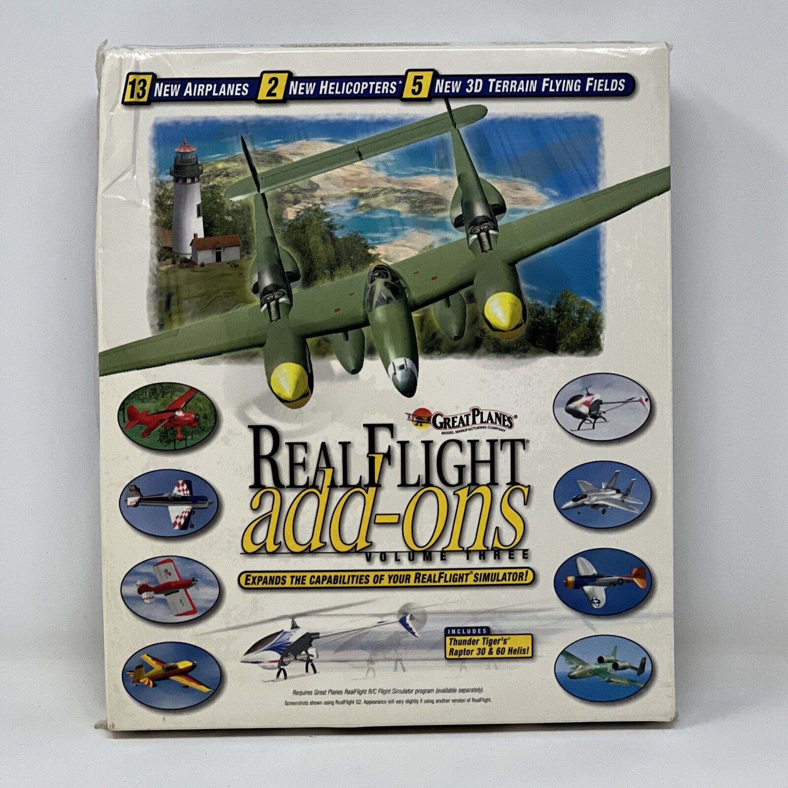 Great Planes Real Flight Add-Ons Volume 3 Vintage 2001 New Sealed Rare HTF