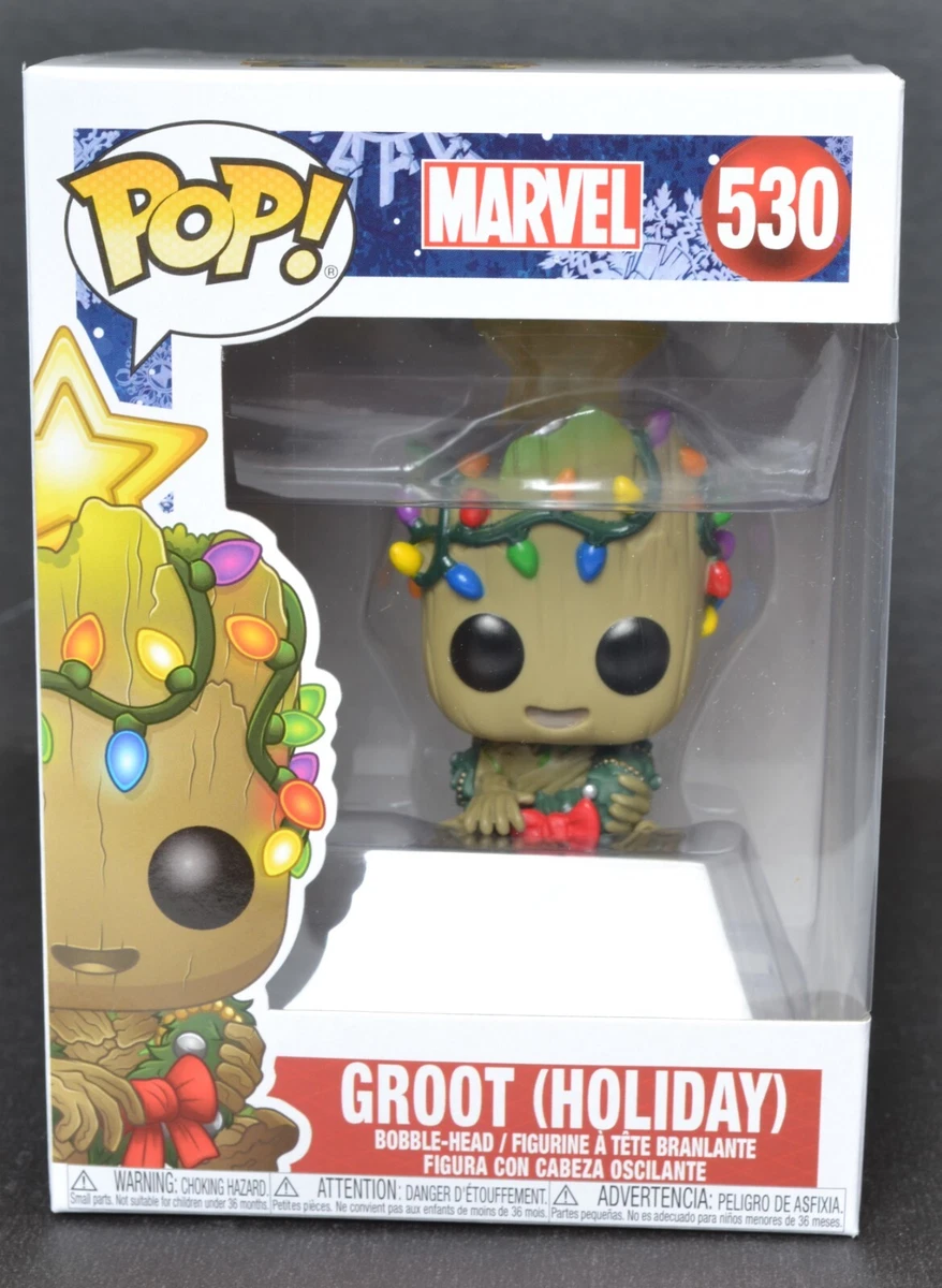 Funko Pop! Marvel Holiday Groot  Vinyl figures, Pop vinyl figures, Pop  vinyl