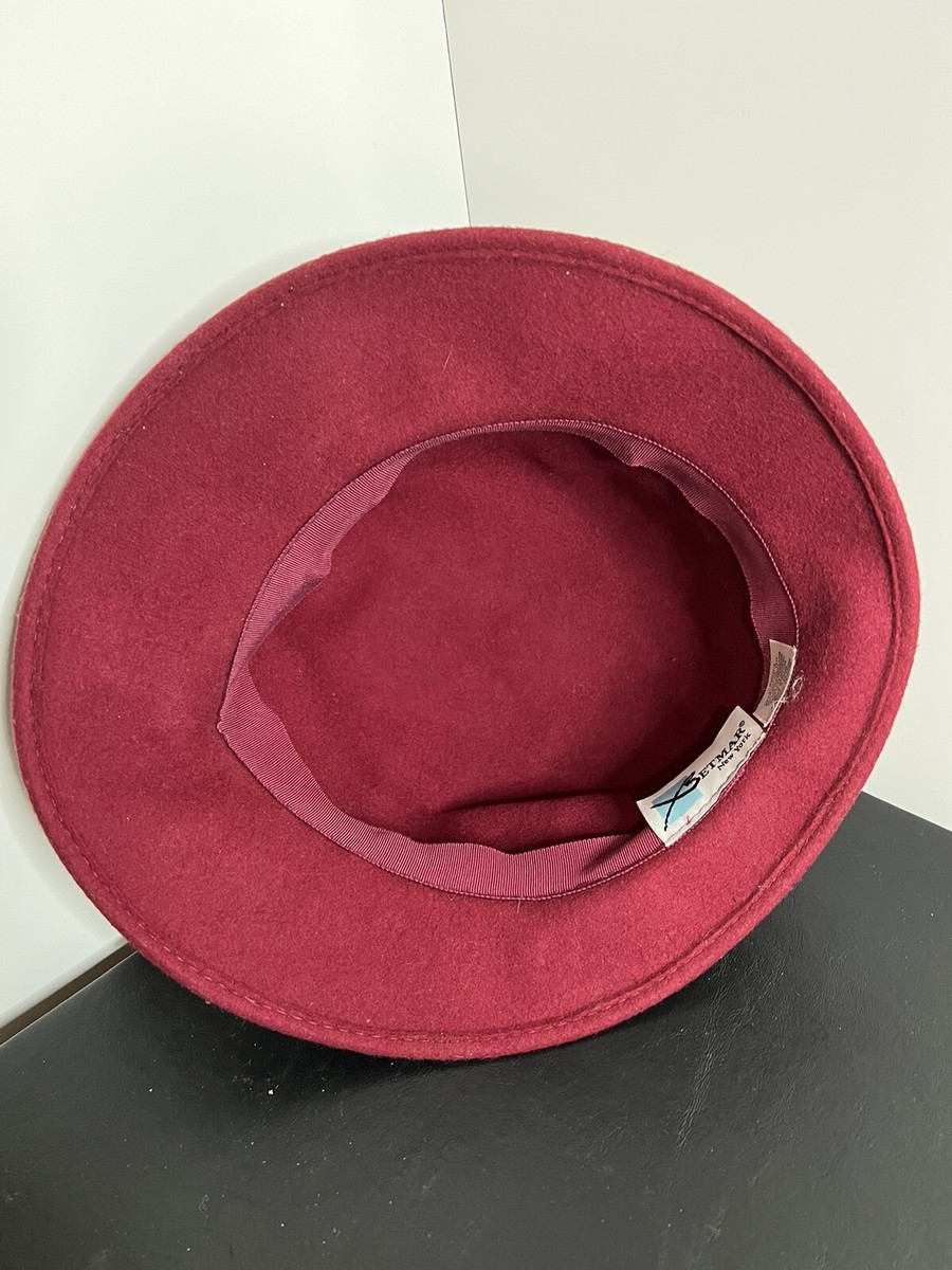 Vintage Betmar New York Red 100% Wool Hat T874 | eBay display picture 2