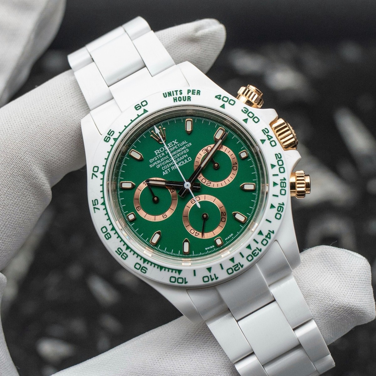 AET Remould Rolex Daytona British Racing Green 1/18 Limited
