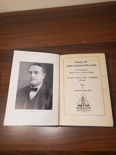 2 John Chalmers Da Costa Doctor Of Jefferson Medical 1942 Poems Literary Art - Picture 10 of 14