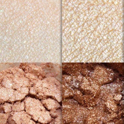 MAC Pigments+Glitter Eyeshadow NAKED/BLONDE'S GOLD/OUT ALL NIGHT/REFLECTS BRONZE - Picture 5 of 7
