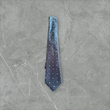 Altea Milano Necktie Blue Floral 100% Silk Business Formal Men's Tie