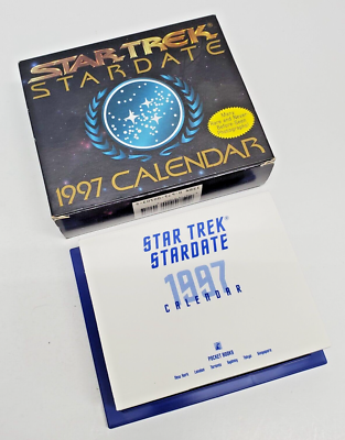 1990 宇宙企画Calendar 2025 Star Trek Stardate Desk Calendar (1997)- Unused- 365 Days! | eBay