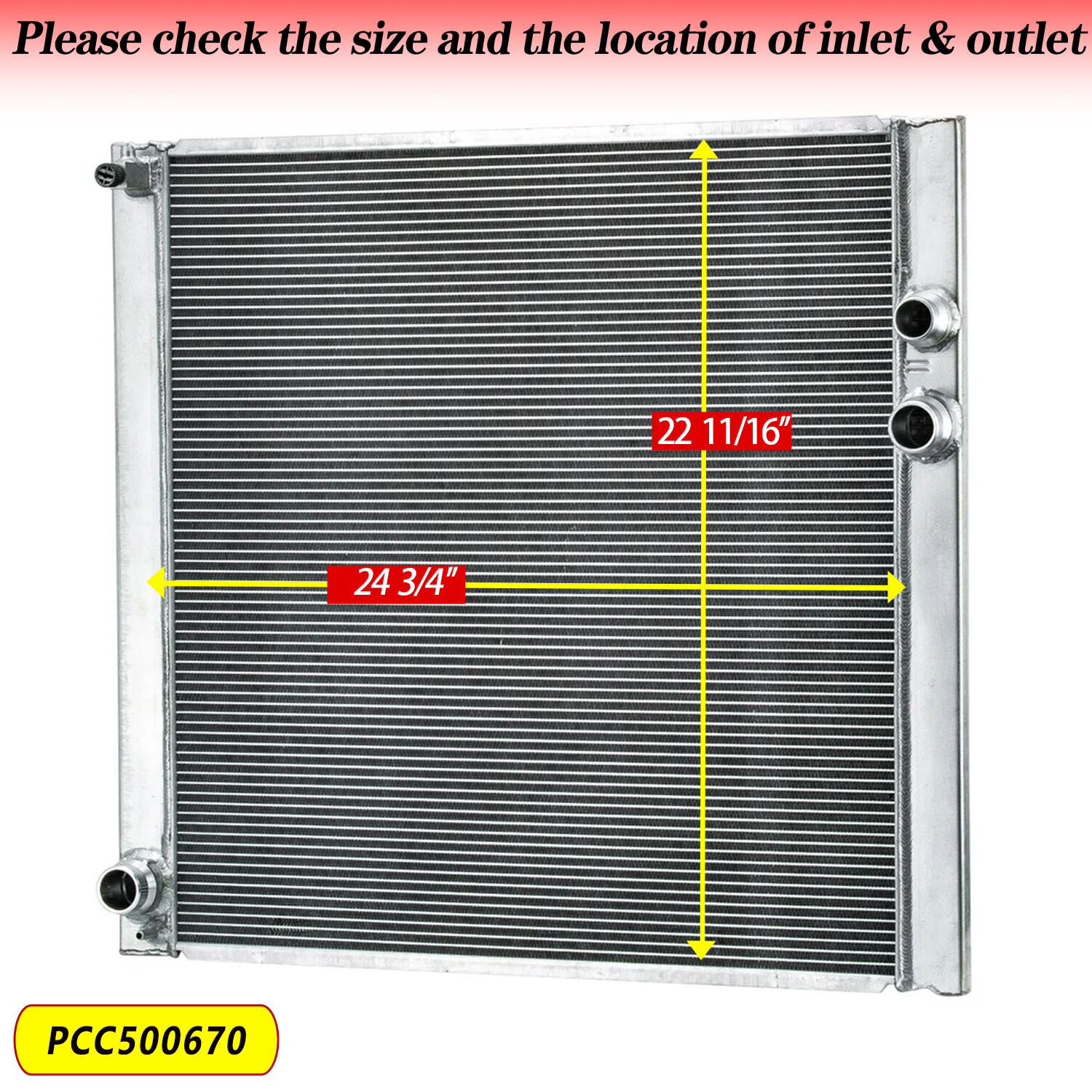 Radiator Fits 2006 2007 2008 2009 Land Rover Range Rover Mk III L322 4.4/4.2L V8