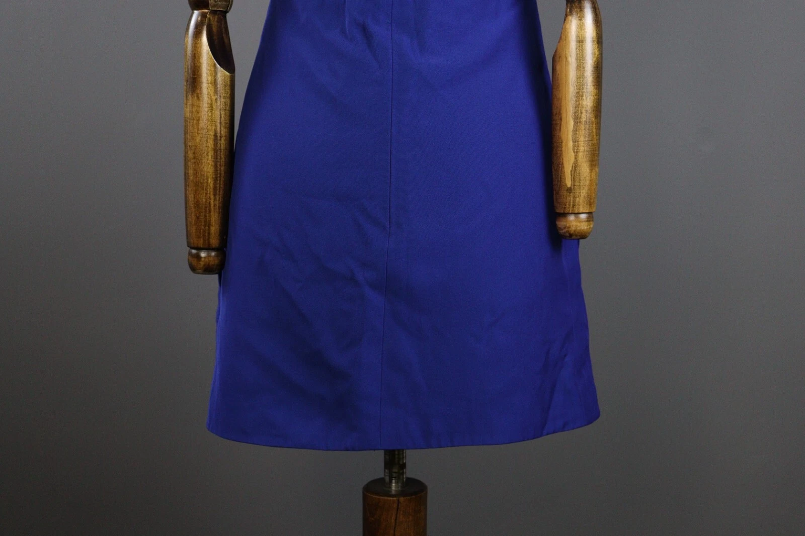 Abito tubino CELINE blu in seta con zip e cambio taglia 38