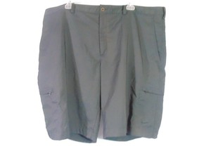 Nike Golf Dri Fit Golf Cargo Shorts Black Stretch Mens 42 Polyester Spandex Zip