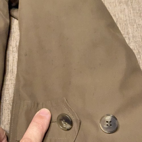 Brooks Brothers Overcoat Mens Size L Brown Tan Button Front Wool Removable Liner - Picture 13 of 23