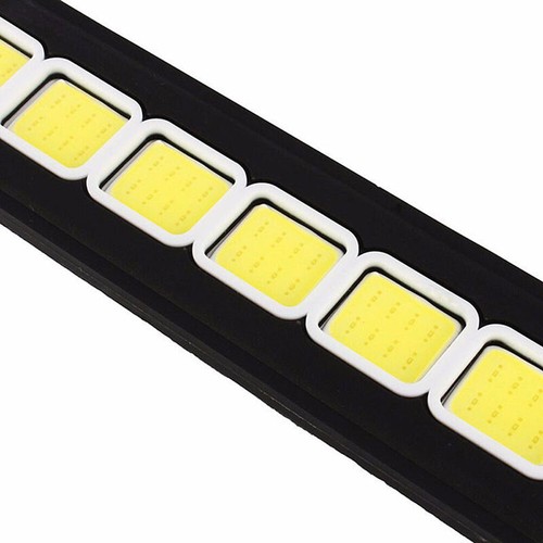 1X 10Led Daytime Running Light Drl Cob Strip Lamp Fog Car Driving Wat HfLDUK LI - Picture 4 of 12