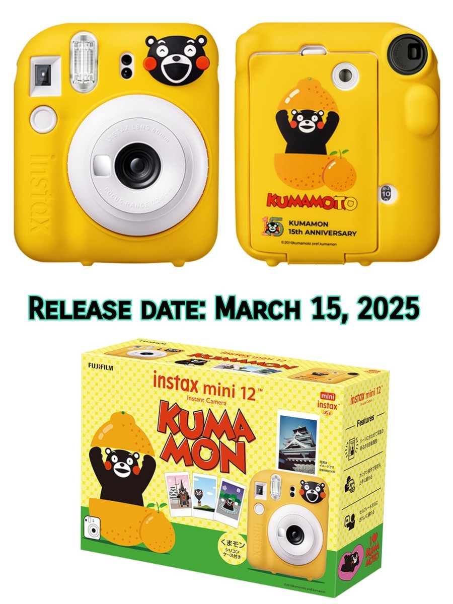 アイドル FUJIFILM instax mini 12 KUMAMON instax mini 12™ Kumamon Fujifilm Limited Edition model | eBay
