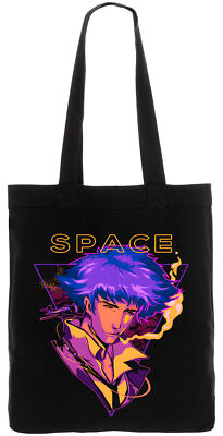 Spike in Space Beutel Biobaumwolle Jutebeutel bebop swordfish