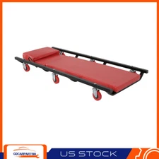 250lbs Rolling Garage/Shop Creeper 40" Padded Mechanic Cart Headable 6 Casters