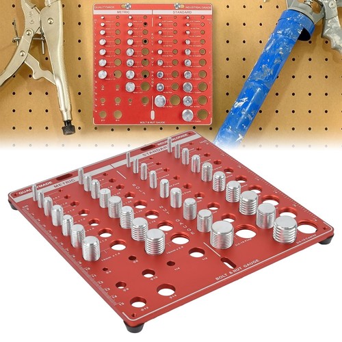 Standard and Metric Nut & Bolt 34 Thread Checker | Bolt and Nut Identifier Gauge - Picture 6 of 17