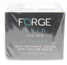 Forge Skin for Men 100% Natural Grass Fed Tallow Facial Balm 57g / 0.17oz
