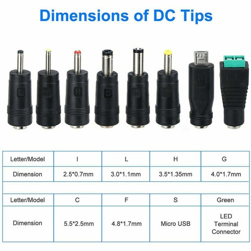 Universal AC zu DC einstellbares Netzgerät Ladegerät für Elektronik Neu - Bild 2 von 11