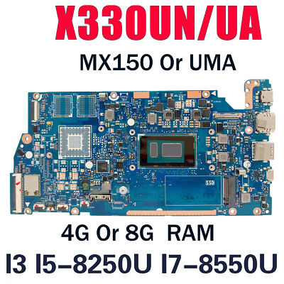 For ASUS X330UA I330UN laptop Motherboard 4G/8G-RAM I3-8130U I5-8250U MX150/V2G