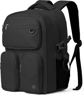 Expandable Travel Laptop Backpack, Water Resistant, 15.6'' & 17'' Capacity