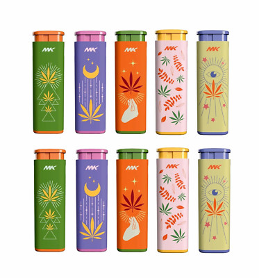 MK DREAM SERIES REFILLABLE JET LIGHTERS (PACK OF 10)