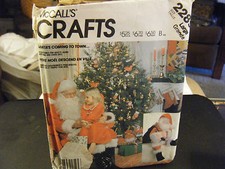 McCall's 2289 Adult's Santa Claus Costume, Bag Doll Pattern - Size L 42-44