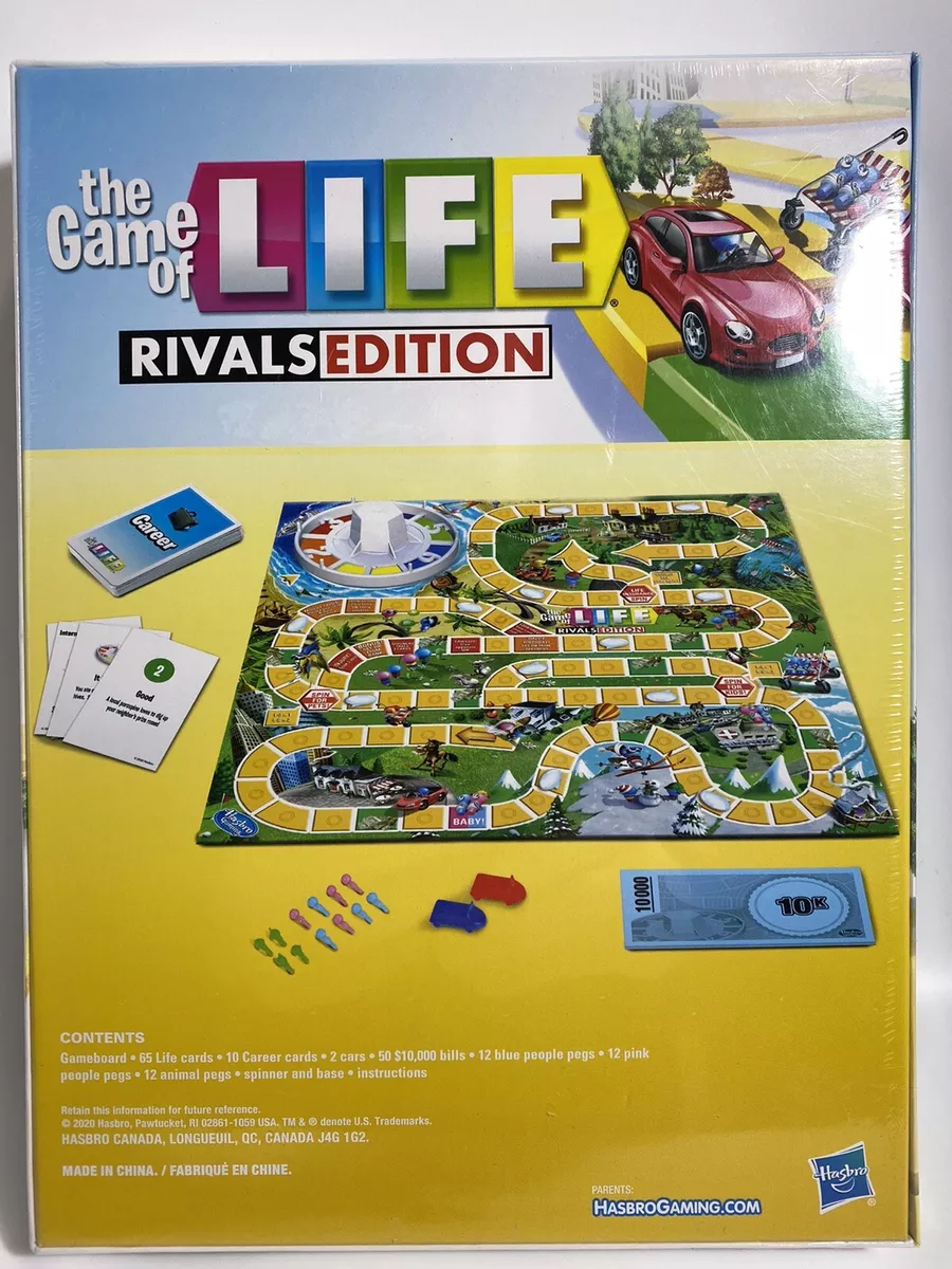 The Game of Life Game, Family Board Game, For Ages 8+, Pegs Come