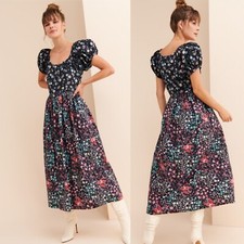 Size 8 NWOT LoveShackFancy Lais Floral Midi Dress