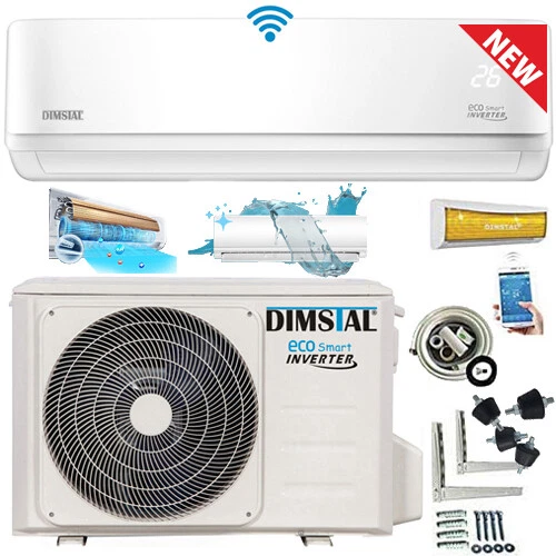3,5kW/12000BTU Split Klimaanlage ULTRA WiFi/SelfClean/FollowMe/SuperIoniser/3m