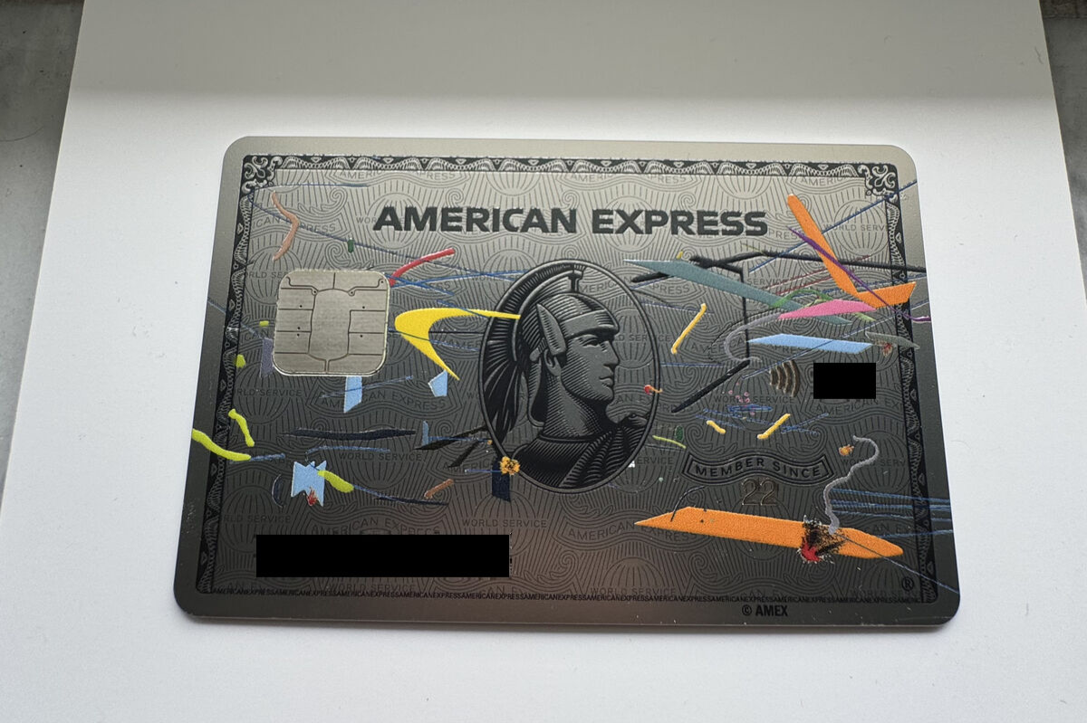 GLAY TERU ピック　AMEX American Express Platinum Metal Card Designed by Julie Mehretu