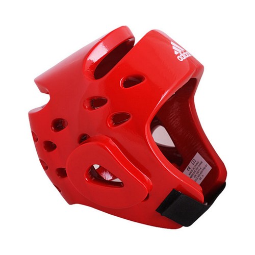 Adidas Official Olympic Games Taekwondo Sparring Headgear WTA WTF Boxing MMA Red - Picture 12 of 12