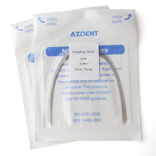 Dental Orthodontic Arch Wire Wires Oval Form Stainless Steel Round/Rectangular - Photo 58/208