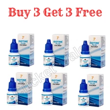 Isotine Plus Eye Drops - Natural Vision Aid, Herbal Eye Care Buy 3 Get 3