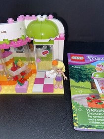 -Lego 41035 Friends Heartlake Juice Bar Andrea Complete With Instruction Manual