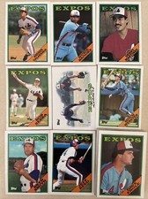 1988 Topps Montreal Expos Complete Team Set! 
