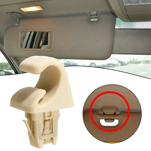 1 Pcs Beige Sun Visor Retainer Clip Bracket For Toyota-Camry For Corolla New