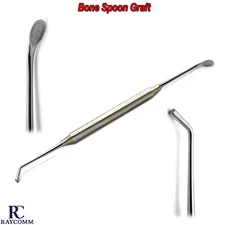 Bone Spoon Graft Packer Plugger Bone Grafting Implant Scoop Dental Instruments