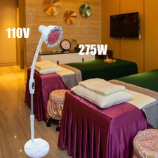 275W Floor Stand Infrared Therapy Heat Lamp Health Pain Relief Physiotherapy