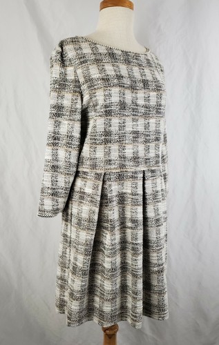 Max Studio Robe Chenille Manches Longues Femme XL Poly Coton Mélangé Pull, Neuf avec étiquette - Photo 2/12