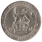 Photo of a 1911 George V Shilling from an eBay listing that sold on Jul 8, 2026