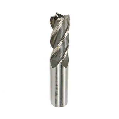 End Mill 3/4 inch Cutting Shank Diameter Drill Bits Metal Stainless Cast Iron