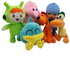 POCOYO PLUSH ELLY RONFOTTO NINA LOULA PATO Set Personaggi