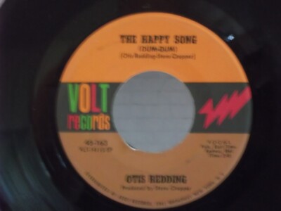 Otis Redding,Volt 163,''The Happy Song''US,7'' 45,1968 Memphis soul classic,Mint