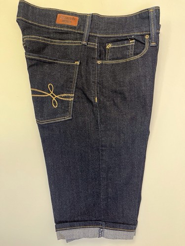 Bermudas ajustadas modernas Denizen de Levi’s para mujer azul marino oscuro lavado - 8 Usadas en Excelente Condición - Imagen 3 de 6