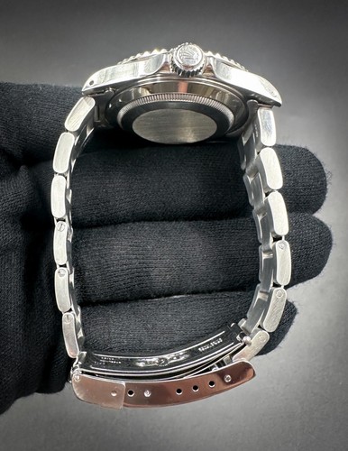 Rolex Submariner Tropical Dial 14060 1996 automatico 40 mm con scatola e libri - Foto 12 di 13