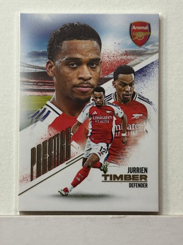 2024-25 Futera Club FX Arsenal Prestige Gold #05 Jurrien Timber 03/14