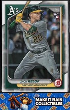 Zack Gelof 2024 Bowman #14 Oakland Athletics Rookie RC