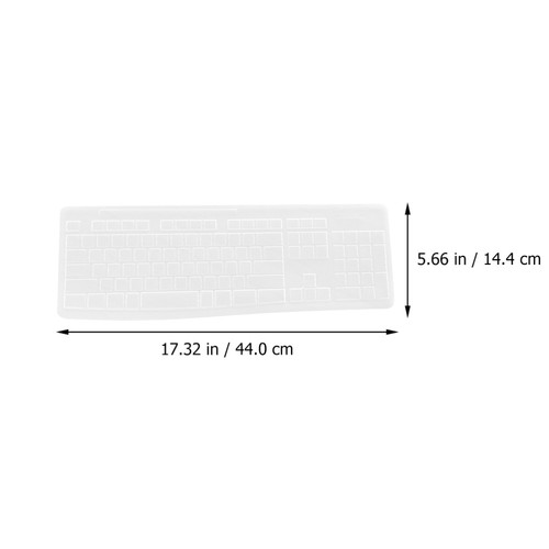 2Pcs Keyboard Covers Waterproof Keyboard Film Compatible for MK270 - Afbeelding 10 van 12