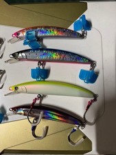 Maria Cyan Minnow Lure Hard Bait for Bluefish, Unused, 7cm/2.75in