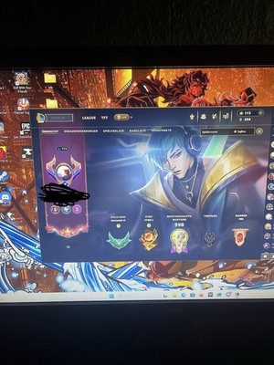 Leauge Of Legends Lvl800 E4 600Skins !Email Change Yes!