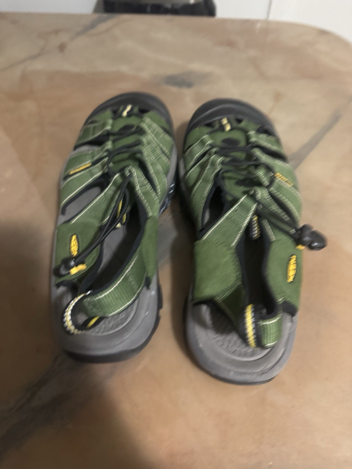 Scarpa sandalo uomo Keen Newport H2 taglia 9M verde trail escursionismo sport usata xq
