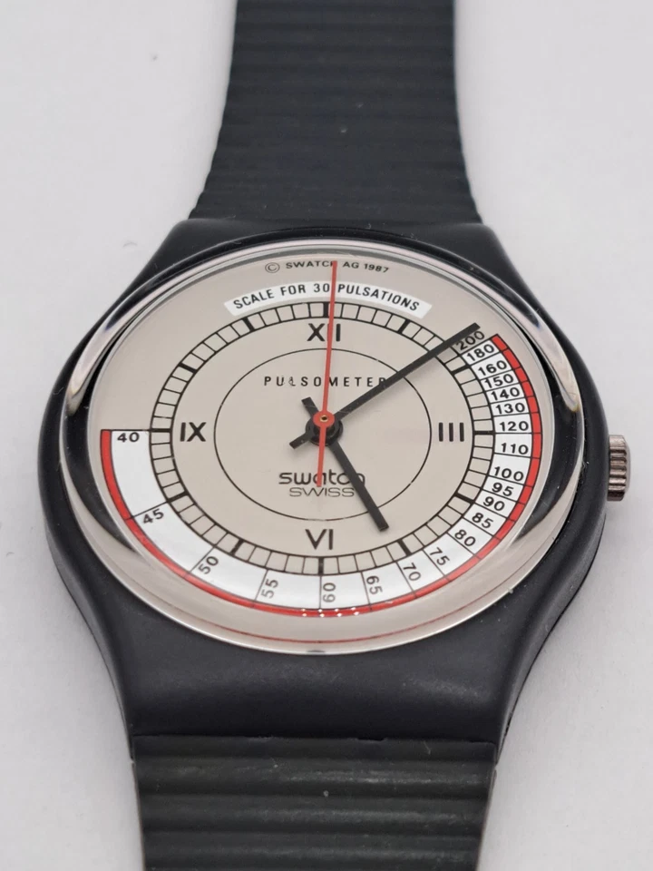 SWATCH GENT - 1987 -  GA106 PULSOMETER - NUOVO - NON FUNZIONANTE. - Immagine 4 di 4